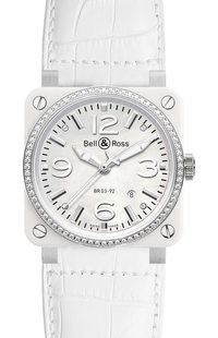 Bell & Ross Aviation Instruments BR0392-WH-C-D/SCA