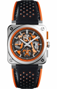 Bell & Ross Aviation Instruments BR0394-SC-ORA/SCA