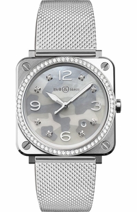 Bell & Ross Aviation Instruments BRS-CAMO-ST-LGD/ST