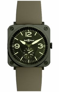 Bell & Ross Aviation Instruments BRS-CERAM-MIL/SRB