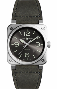 Bell & Ross Instruments Steel Men's Watch BR0392-GC3-ST/SCA