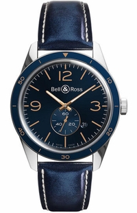Bell & Ross Vintage Aeronavale BRV123-BLU-ST/SCA