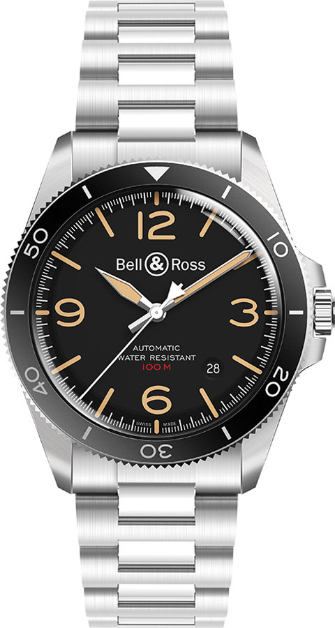 BRV292-HER-ST/SST Bell and Ross Steel Heritage Men's Watch