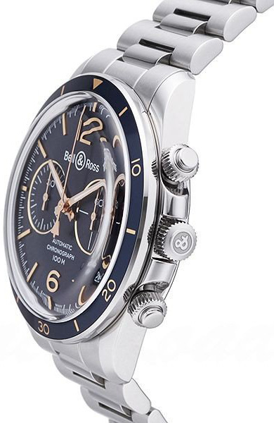 BRV294-BU-G-ST/SST Bell and Ross Aeronavale Men's Watch