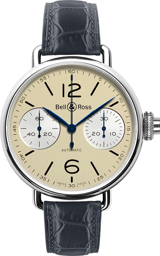 Bell & Ross Chronographe Monopoussoir Ivory Men's Watch