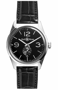 Bell & Ross Vintage Officer BRG123-BL-ST/SCR