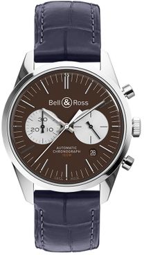 Bell & Ross Vintage Officer Limited Watch For Sale BRG126-BRN-ST/SCR