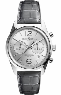 Bell & Ross Vintage Officer BRG126-WH-ST/SCR/2