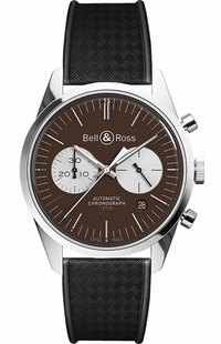 Bell & Ross Vintage Officer # 1 of 500 Men's Watch BRG126-BRN-ST/SRB