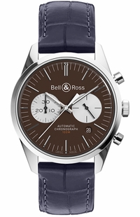 Bell & Ross Vintage Officer Limited Watch For Sale BRG126-BRN-ST/SCR
