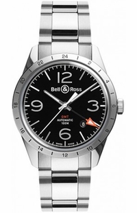 Bell & Ross Vintage Original BRV123-BL-GMT/SST