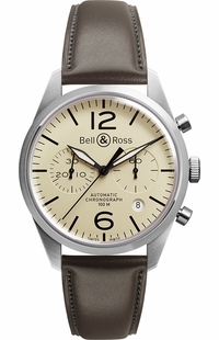 Bell & Ross Vintage Original Chronograph Men's Watch BRV126-BEI-ST/SCA