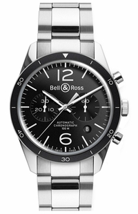 Bell & Ross Vintage Original Stainless Steel Men's Watch BRV126-BL-BE/SST