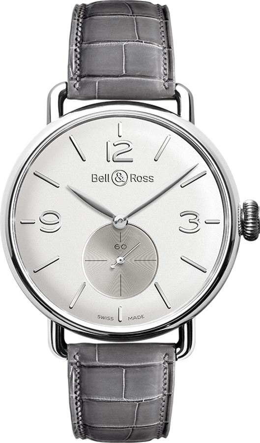 BRWW1-ME-AG-OP/SCR Bell & Ross Vintage WW1 Argentium Opalin Men's