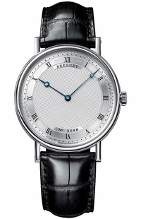 Breguet Classique 18k White Gold Silver Dial Men's Watch 5157BB/11/9V6