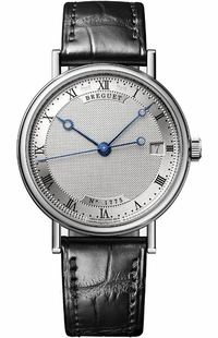 Breguet Classique Date Black Leather Strap Women's Watch 9067BB/12/976