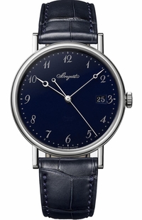 Breguet Classique Date Blue Dial Men's Watch 5177BB/2Y/9V6