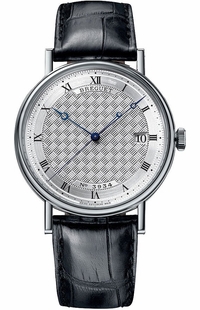 Breguet Classique Date Silver Dial 38mm Men's Watch 5177BB/12/9V6