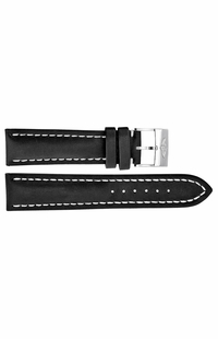 Breitling 16mm Black Leather Strap 408X