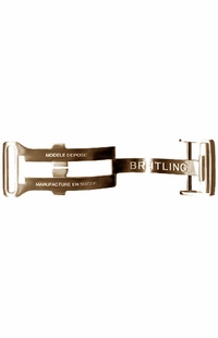 Breitling 18mm Rose Gold Deployment Buckle R18D