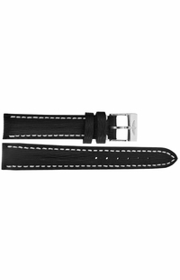 Breitling 20mm Black Leather Strap 218X