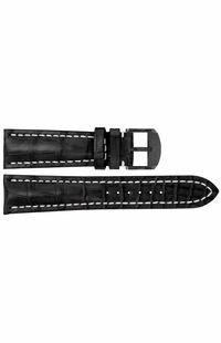 Breitling 20mm Black OEM Leather Watch Strap 1020P