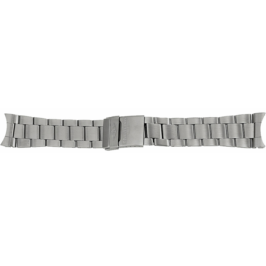 Breitling 20mm Brushed Stainless Steel Bracelet 195A | Authentic