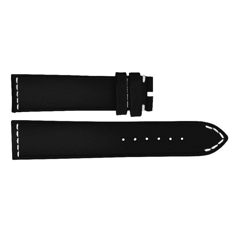 Breitling 21/18 Black Leather Watch Strap 489X