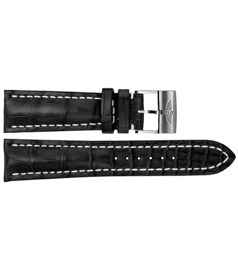 743P Breitling 22mm Black Strap for Sale