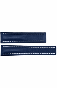 Breitling 22mm Blue Leather Strap 112X