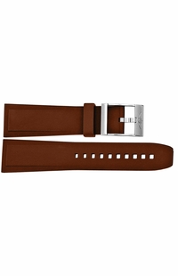 Breitling 22mm Brown Rubber Strap BRNDPT