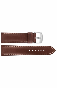 Breitling 23mm Brown Novo Nappa Calfskin Leather OEM Watch Strap 488X
