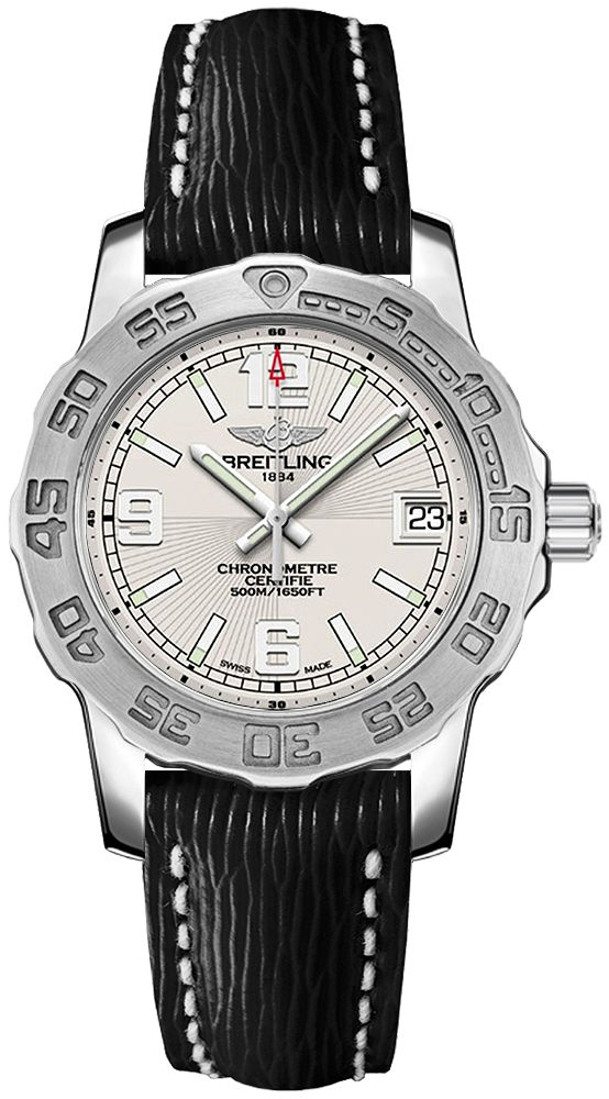 A7738711/G763 Breitling Aeromarine Colt 33MM Ladies White Strap Watch