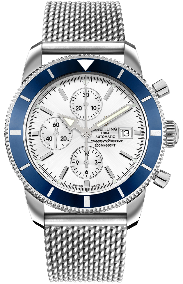 A1332016/G698 Breitling Superocean Heritage Chronograph 46 Silver
