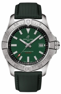 Breitling Avenger Automatic 42 Green Dial & Strap Men's Watch A17328101L1X1