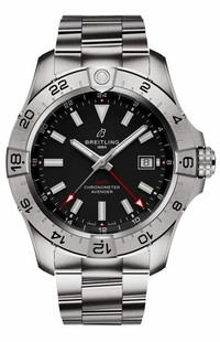 Breitling Avenger Automatic GMT 44 Black Dial Men's Watch A32320101B1A1