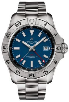 Breitling Avenger Automatic GMT 44 Blue Dial Men's Watch A32320101C1A1