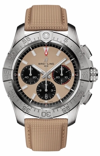 Breitling Avenger B01 Chronograph 44 Beige Dial Men's Watch AB0147101A1X1