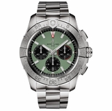 Breitling Avenger B01 Chronograph 44 Green Dial Men's Watch AB0147101L1A1