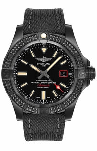 Breitling Avenger Blackbird 44 Diamond Bezel Men's Watch  V17311AT/BD74-109W
