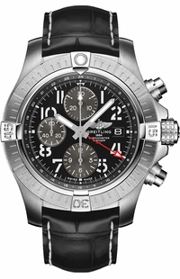 Breitling Avenger Chronograph GMT 45 Black Dial Men's Watch A24315101B1P1