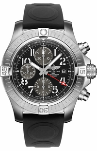 Breitling Avenger Chronograph GMT 45 Black Dial Men's Watch A24315101B1S2