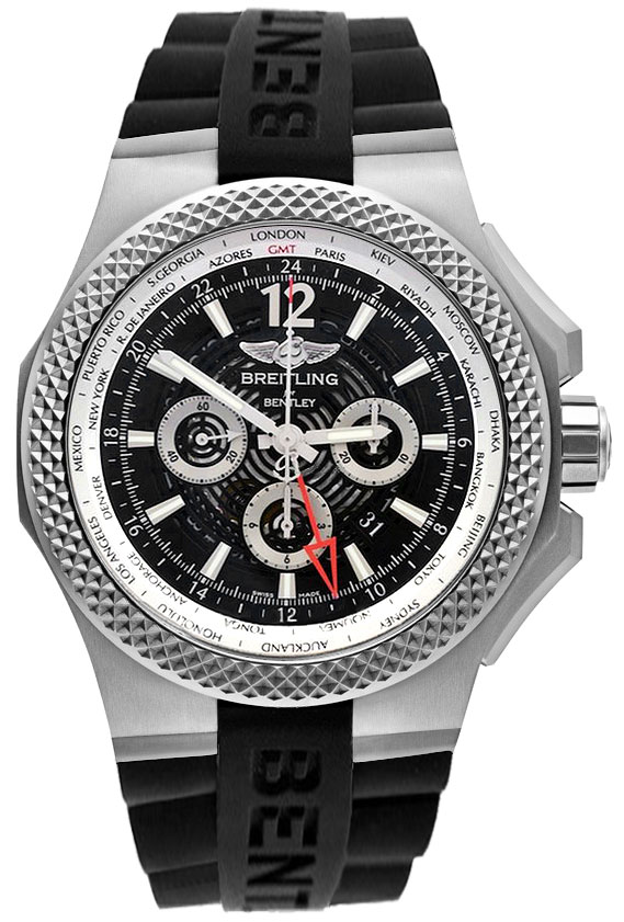 Breitling Bentley GMT EB043210/BD23-222S Mens 49mm Automatic