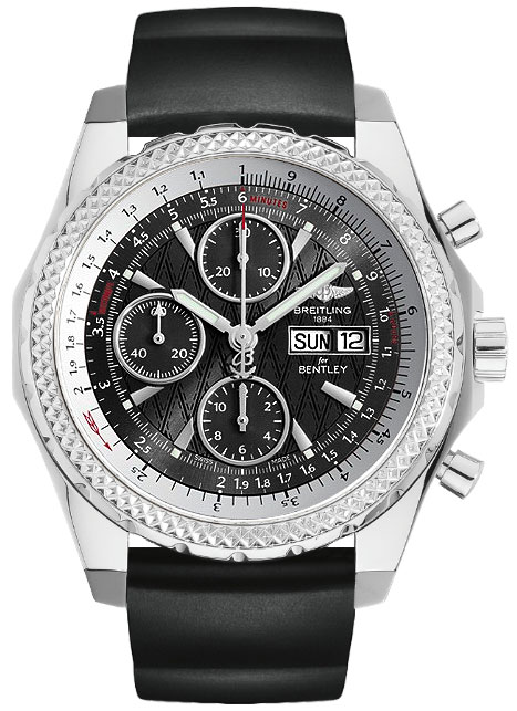 ブライトリング A1336313 ベントレーGT クロノグラフ メンズウォッチ A1336313/B960/213S Breitling Bentley Black Dial Men's Watch