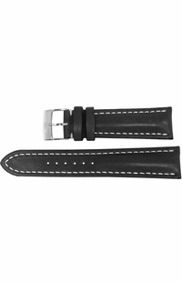 Breitling Black Leather 18mm Strap 414X
