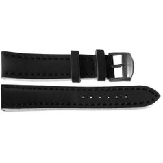Breitling 20mm Black Leather Strap 222X