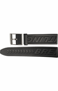 Breitling Black Rubber Strap 18mm 116S