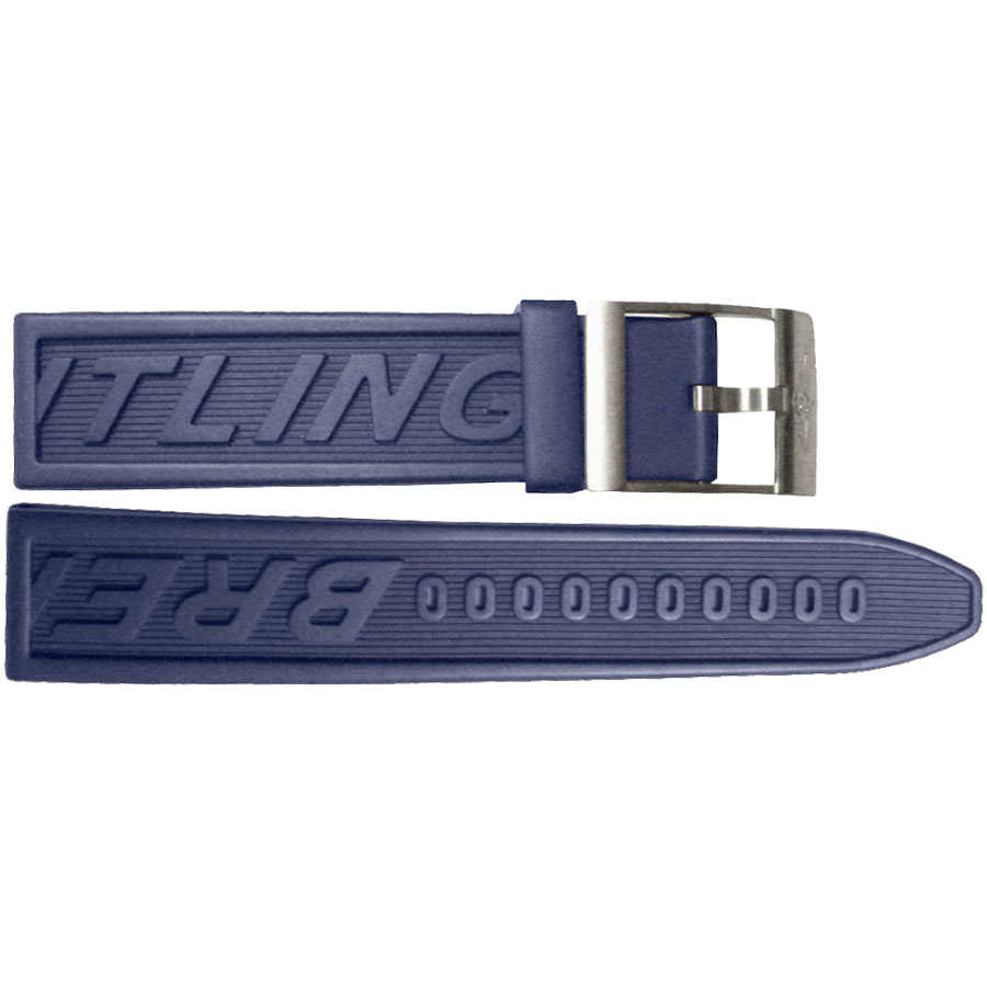 Rubber Band Blue Breitling Strap 16-14-BLURT Breitling Diver Pro