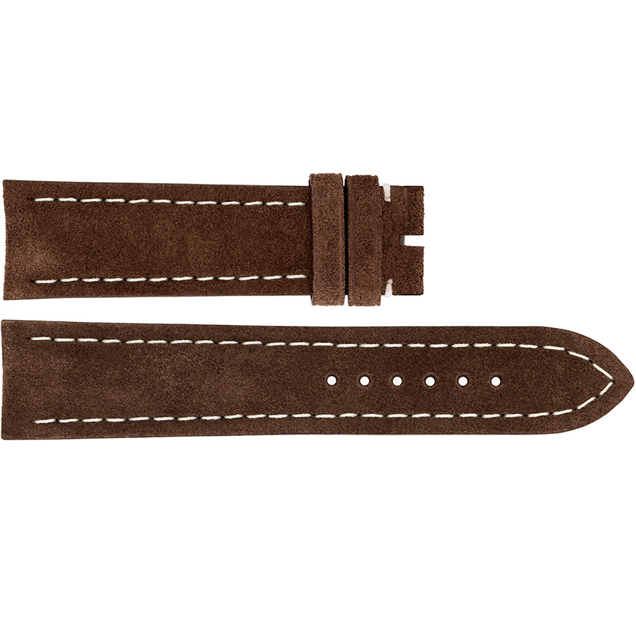 BREITLING ブラウン レザーベルト 22mm Breitling Brown 22mm Nubuck Calfskin Leather Strap 499X