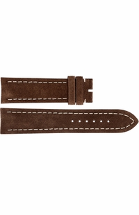 Breitling Brown 22mm Nubuck Calfskin Leather Strap 499X